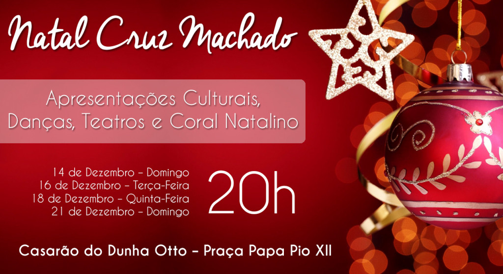 Natal Cruz Machado 2014 - Programação