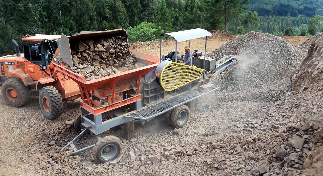 Máquina De Triturar Pedra